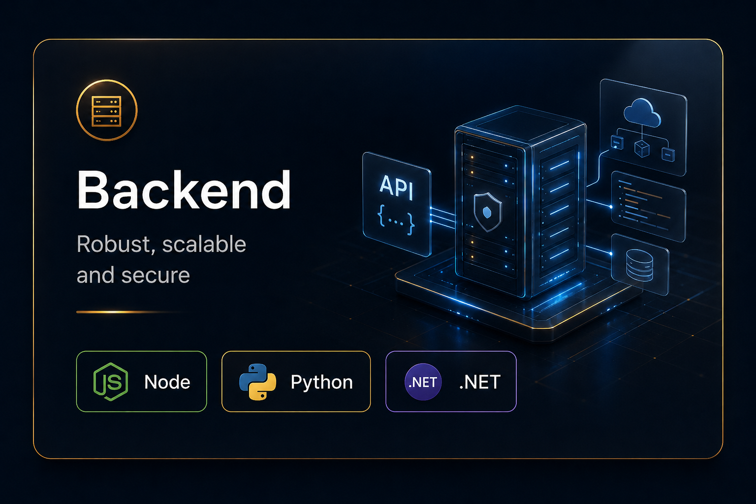 Backend technologies